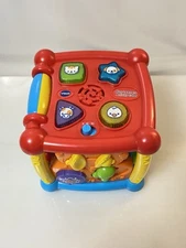 VTech Busy Learners Toddlers Activity Cube Light & Sound  *TESTED & WORKS*