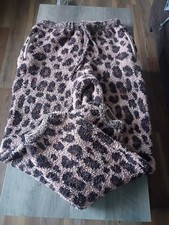 SKIMS Oversized Jogger In Sienna Leopard Print Size S/M NWT
