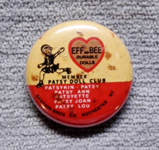 EFFANBEE Patsy Family DOLL 5 pin LOT 1" diameter Reproduction VINTAGE old stock