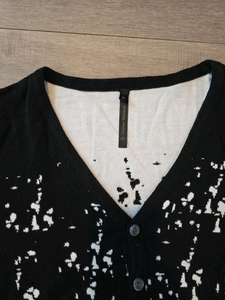 Cárdigan Vivienne Westwood patrón nieve mediano Foto 3 de 4