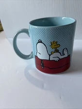 Peanuts Snoopy Woodstock On Doghouse Mug Lrg 20oz Dishwasher & Microwave Safe