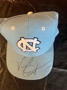 Signed VINCE CARTER UNC Tarheels Hat w/ LOA