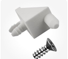 IKEA Perni di supporto per mensola bianchi (confezione da 4) #101558 - SPEDIZIONE USA