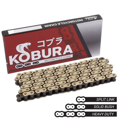 Kobura 428x130 G/B HD Motorradkette für Suzuki RG 125 FU Gamma NF13B 92-94