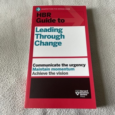 HBR Guide To Leading Through Change - Harvard Business Review 2024 Paperback