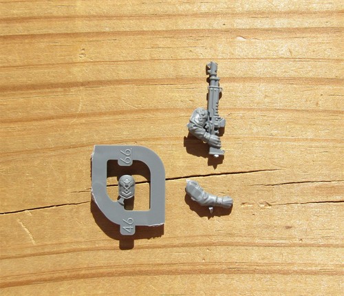 40K Astra Militarum Cadian Command Medic Right Arms Bits New