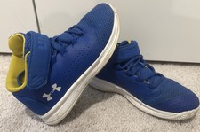 Under Armour UA BPS Get B Zee Youth Sz 2.5 Hi Top Basketball Shoes 1299029-400