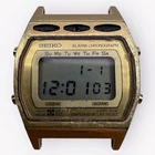 Vintage Seiko A257-5009 Digital  Alarm Chronograph Quartz Watch Running