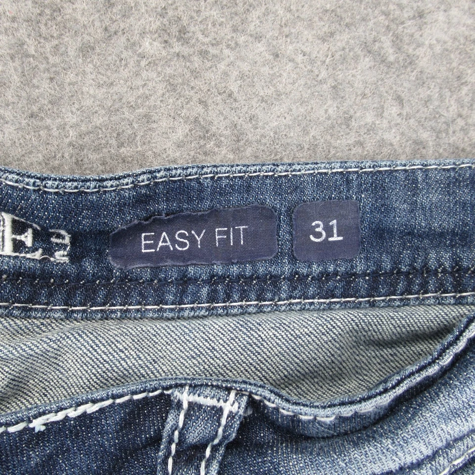 Pantalones cortos de mezclilla para mujer GRACE in LA talla 31 bordados de ajuste fácil Foto 3 de 4