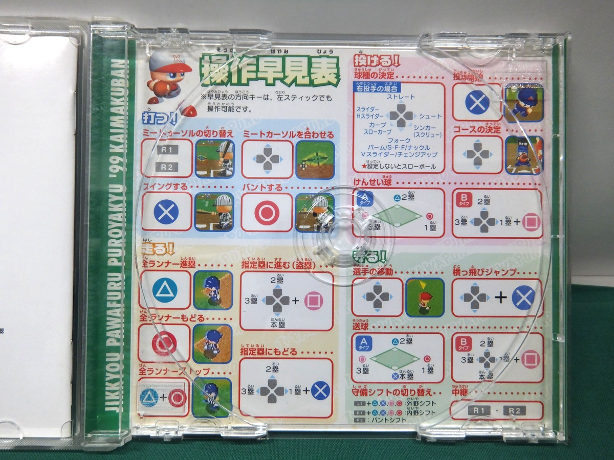 PlayStation JIKKYOU POWERFUL PUROYAKYU '99 KAIMAKUBAN - spine. PS1