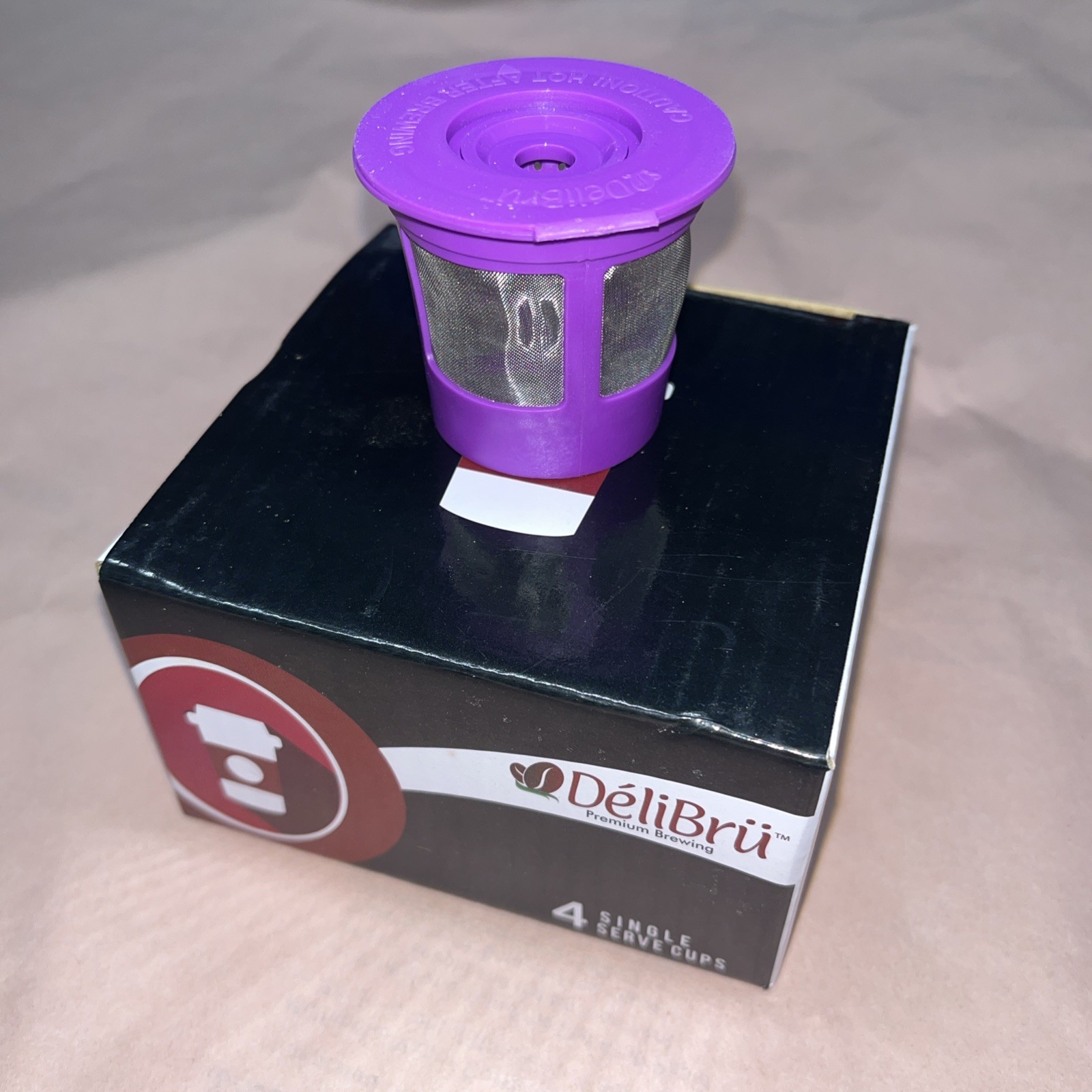 Reusable K Cups for Keurig 2.0 & 1.0 &ndash; Pack of 4 (Purple) 