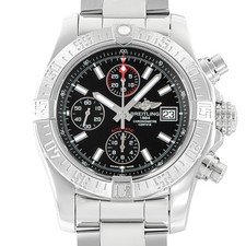 BREITLING WATCH AVENGER II VOLCANO BLACK A339B32PSS A13381 AUTOMATIC CHRONOGRAPH
