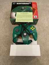 Nintendo 64 N64 Controller Green Boxed With Insert & Warranty Card Complete PAL