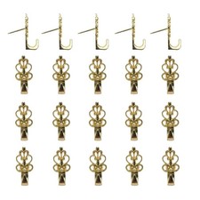20 Pack Push Pin Hangers Push Pin Picture Hanger Hooks Wall Hooks for Home Of...