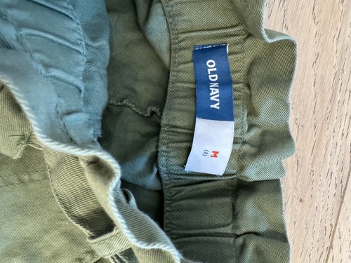 Old Navy Paperbag Shorts Green Medium - Picture 2 of 2