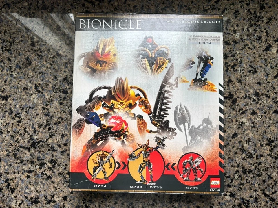 LEGO BIONICLE: Brutaka (8734) Nuevo Sellado de Fábrica Nuevo en Caja Como Nuevo Foto 2 de 3