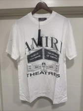 Amiri White T-Shirt Size M Theatres Slight Fault On Sleeve See Pic