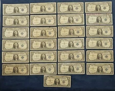 Series 1957 $1 Blue Note Seal A thru Star Complete Serial Lot- Free Shipping USA