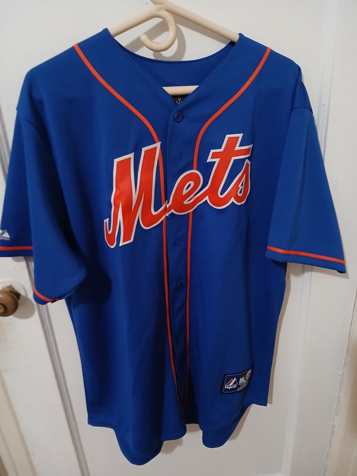 Curtis Granderson Signed Mets Authentic Replica Jersey L