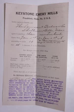 1907 Lamson Goodnow Keystone Emery Mills Frankford Philadelphia Ephemera L925D