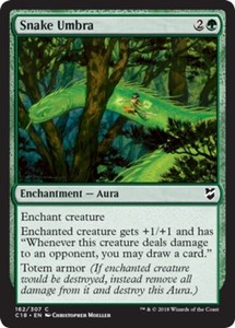 Snake Umbra x4 - Commander 2018 - NM-Mint, English - Commander 2018