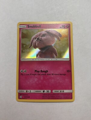 Pokemon - Detective Pikachu - Snubbull 15/18 - Holo rare - NM/M | eBay