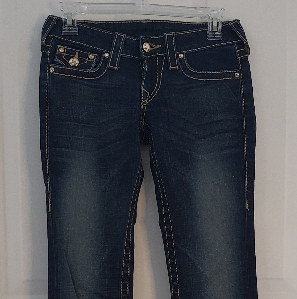 TRUE RELIGIONトゥルーレリジョン DISCO JULIE BIG T True Religion Disco Julie Big T Jeans Size 29 Blue at Amazon