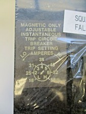 SQUARE D FAL-3600-712M 7 AMP 600 VAC CIRCUIT BREAKER 3 POLE UNIT