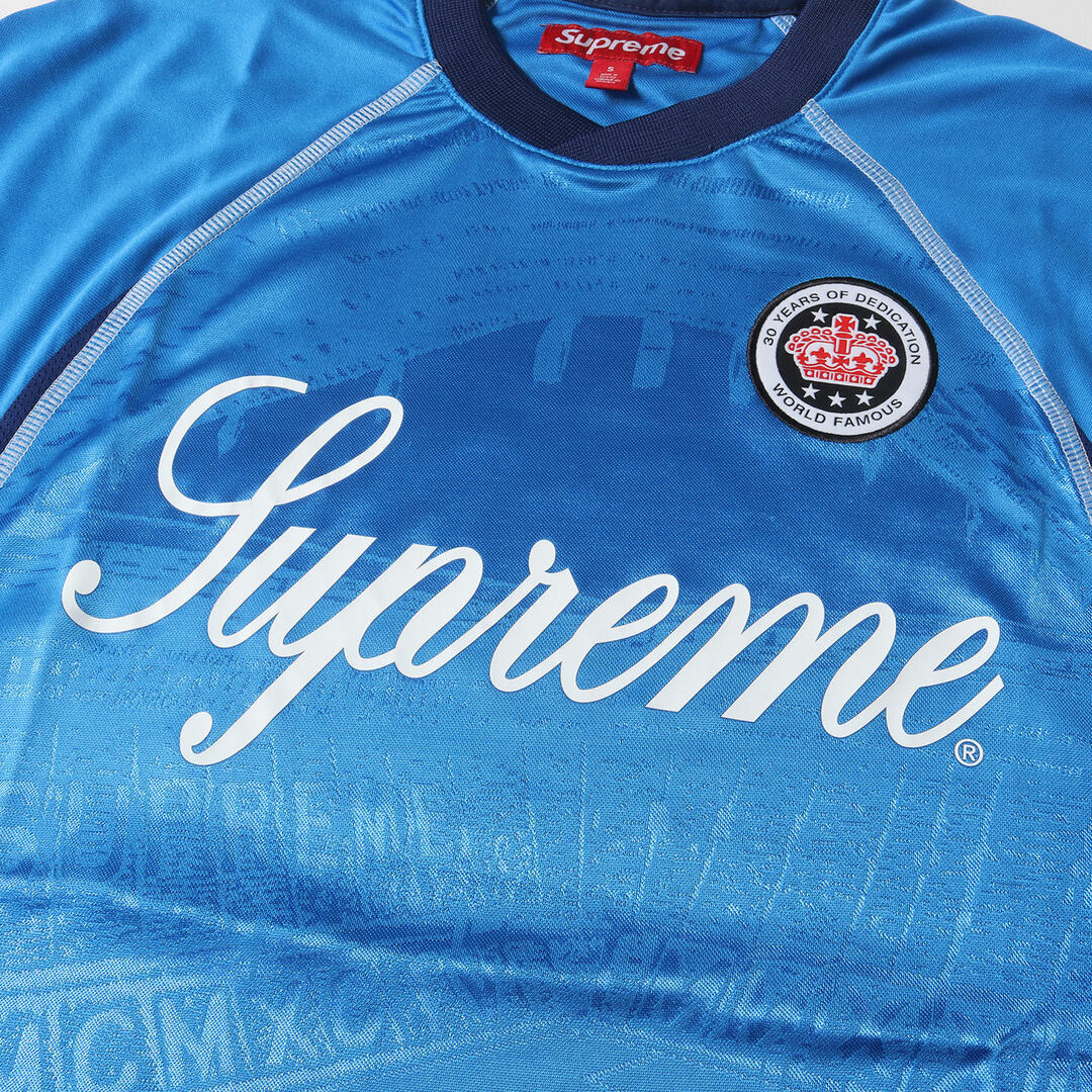 Supreme Size: S 24SS Jacquard Graphic Soccer Jersey Blue Tops Used 