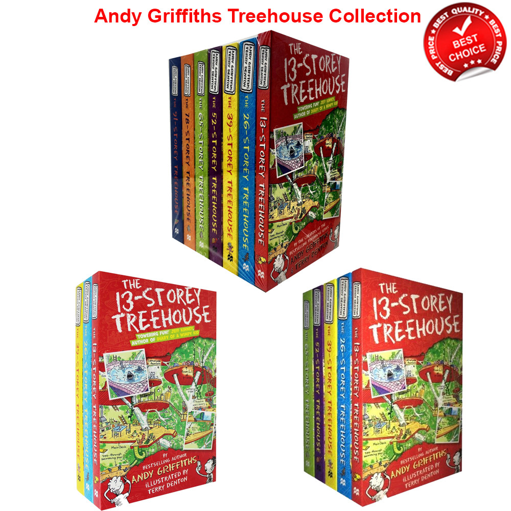 Storey Treehouse book Series by Andy Griffiths and Terry Denton Books |Variation Storey Treehouse book Series by Andy Griffiths and Terry Denton Books |Variation