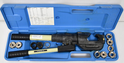 HUSKIE EP-510 Hydraulic Crimper w/Dies Thomas Betts TBM14M 297