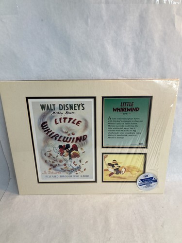 Disney Mickey Mouse Little Whirlwind 1941 11-039 Edición Coleccionista Impresión LEER - Imagen 3 de 14