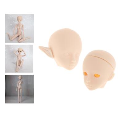 Maßstab 1:6 BJD Puppenkopf Modell normale Haut Zum Selbermachen Anzieh Puppen Spielzeug Actionfigur