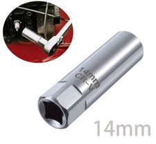 1Pcs 14mm 12-Point 3/8" Thin Wall Spark Plug Socket For Spark Plug Socket Wrench