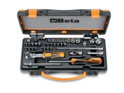 Beta Steckschlüsselsatz & Zubehör 1/4 Zoll Antrieb 39 Stück metrisch, 5 - 14 mm - 900/C11