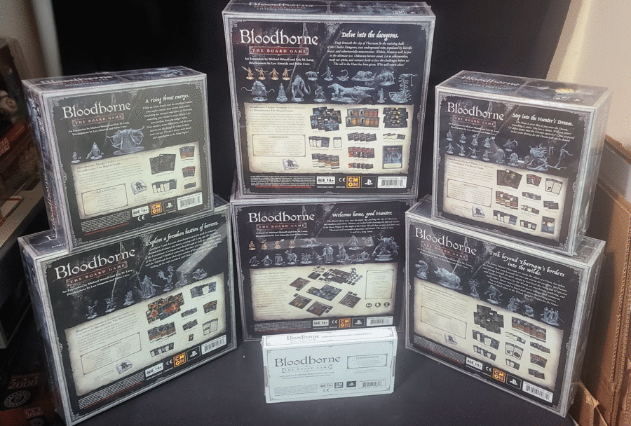 CMON Games Bloodborne The Board Game Lot W/ Expansions New Sealed