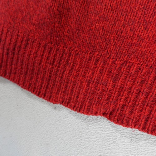 Vintage LL Bean Sweater Mens 2XL XXL Red Fisherman Knit Thick Pullover Grandpa - Picture 4 of 19