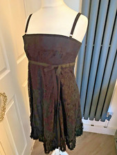 Iconic Dolce & Gabbana Black Lace Ruffle Dress  I 42 UK 10 Worn Once