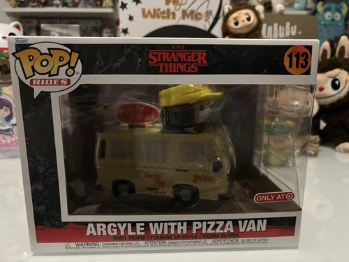 Funko Pop! Rides Stranger Things Argyle With Pizza Van Target Fast Shipping