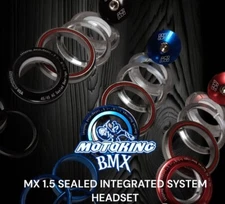 MOTOKING BMX MX PRO 1.5 HEADSET RED 