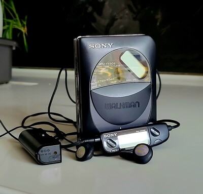 Rare Sony Walkman Cassette Player WM-FX909 Dual Heads Works but
