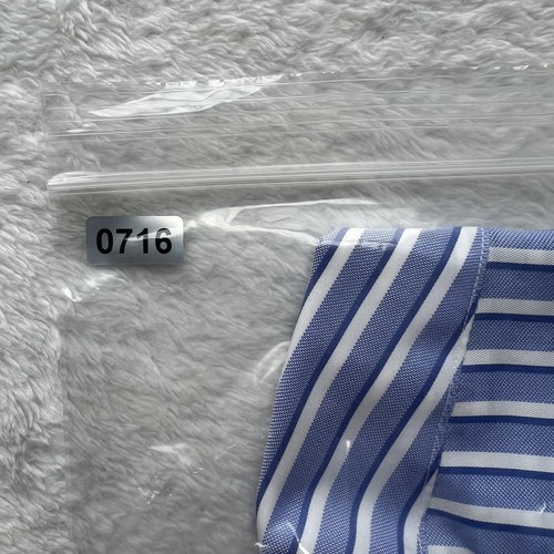 BROOKS BROTHERS Men M Bengal Stripe Egyptian Cotton Long Sleeve Poplin Shirt USA - Picture 6 of 6