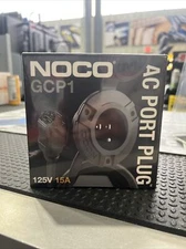 (NEW SEALED) NOCO GCP1 15 Amp 125V AC Port Plug with Integrated Extension Cord