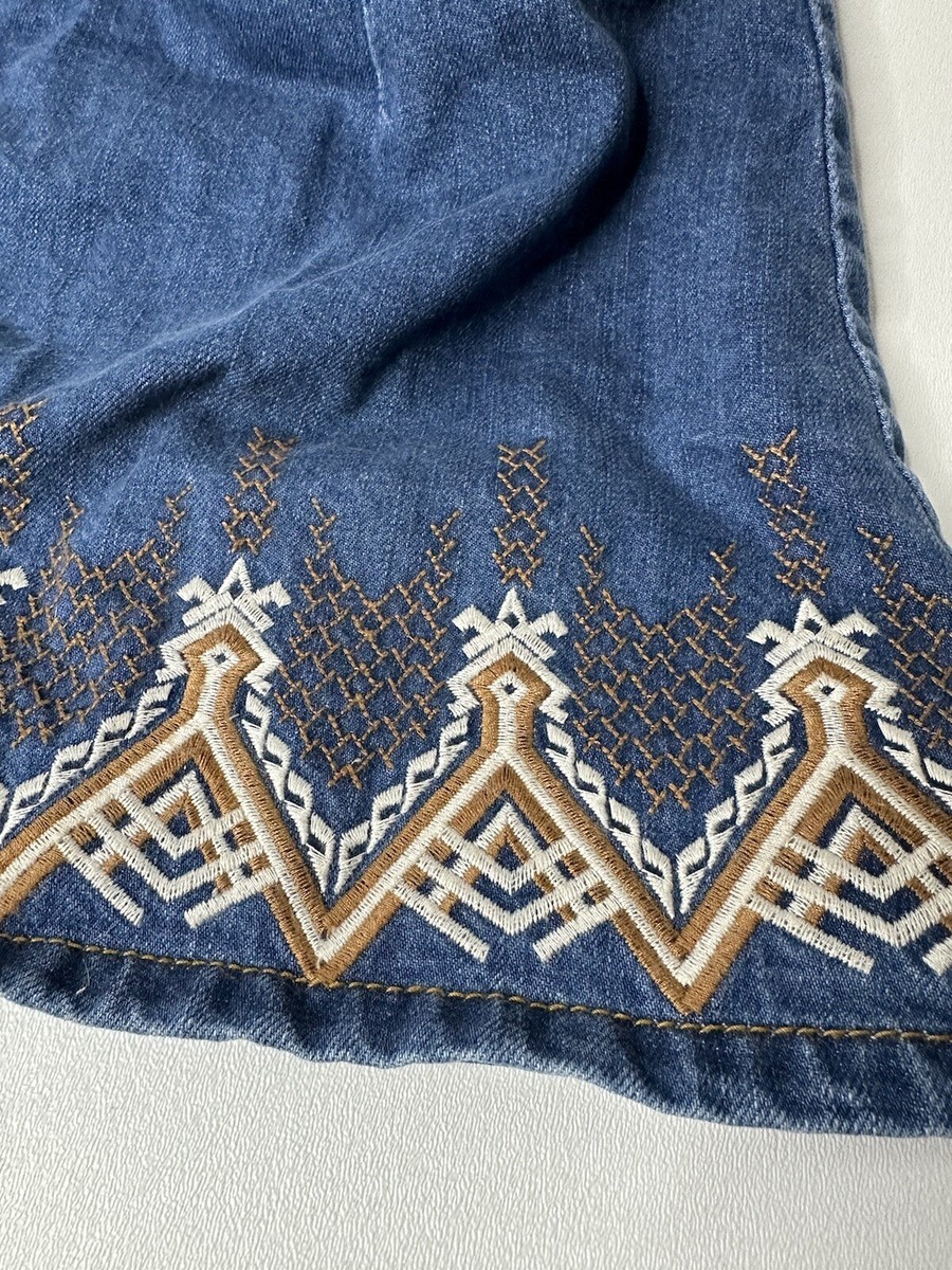 Jupe Mini Wrap Brodée Free People Dream Away - Taille 10, Neuve Avec étiquettes, Valeur $128
