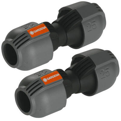 Husqvarna 510037613 Gardena 2775-20 Sprinkler Connector 25MM (Set of 2) NEW 