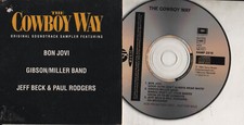 Cowboy way CD single 3 tracce PROMO 1994  BON JOVI JEFF BECK GIBSON MILLER BAND