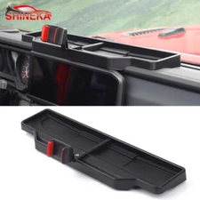 Car Dash Phone Holder Mount Bracket w/ Storage Box Tray For Jeep Wrangler JL JT