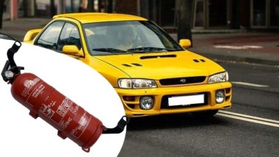 Fire Extinguisher Mount for Subaru Impreza GC, Lightweight and Durable, Easy to 