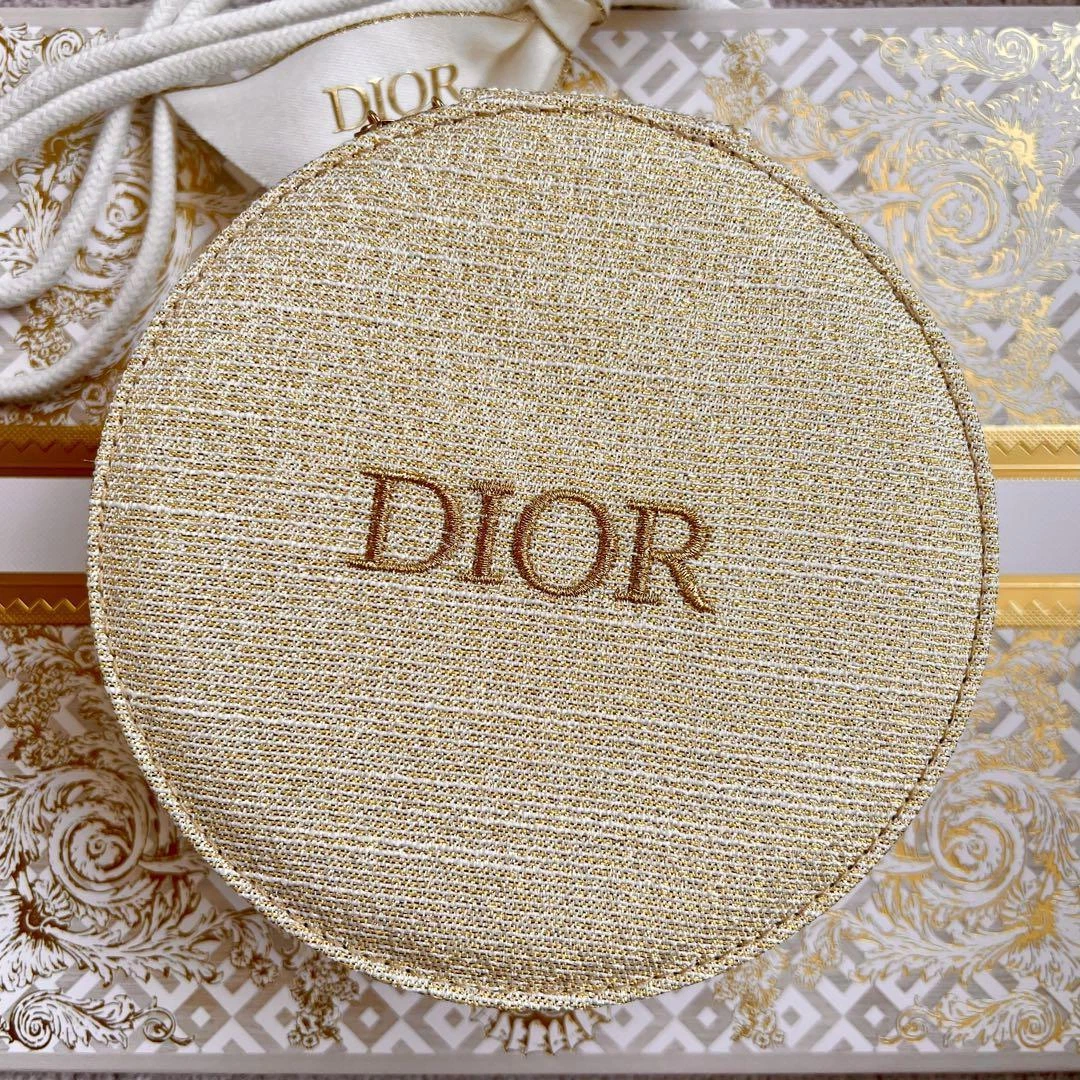 Pochette Dior Nouveauté VANITY forme ronde Noël limitée 2024 neuve