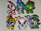 Lot of 6 Five Nights at Freddys Security Breach Mystery Mini Figures FNAF Chica